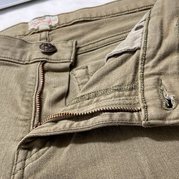 Fossil Vintage Skinny Olive Green jeans 29 - Picture 6 of 10